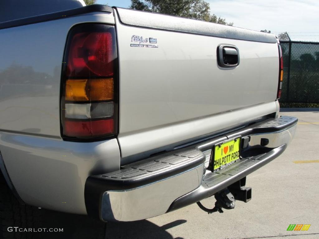 2005 Sierra 1500 SLE Crew Cab 4x4 - Silver Birch Metallic / Dark Pewter photo #25