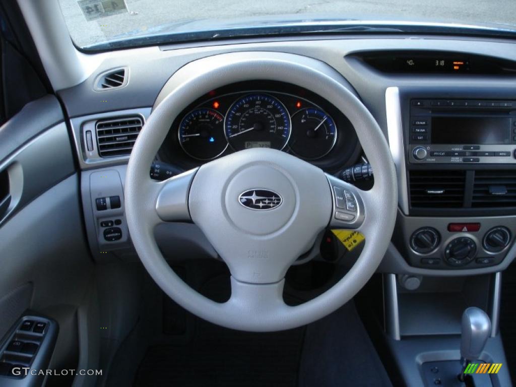 2010 Subaru Forester 2.5 X Premium Platinum Steering Wheel Photo #41070639