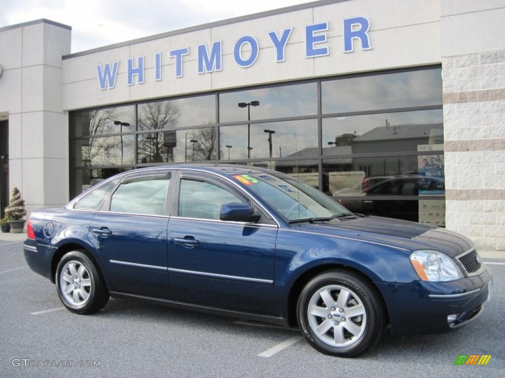 2005 Five Hundred SEL - Dark Blue Pearl Metallic / Pebble Beige photo #1