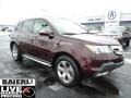 2009 Dark Cherry Pearl Acura MDX   photo #1