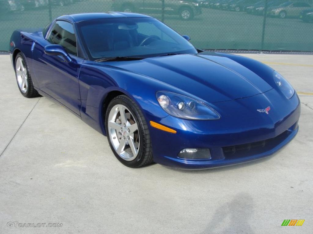 2006 Corvette Coupe - LeMans Blue Metallic / Ebony Black photo #1