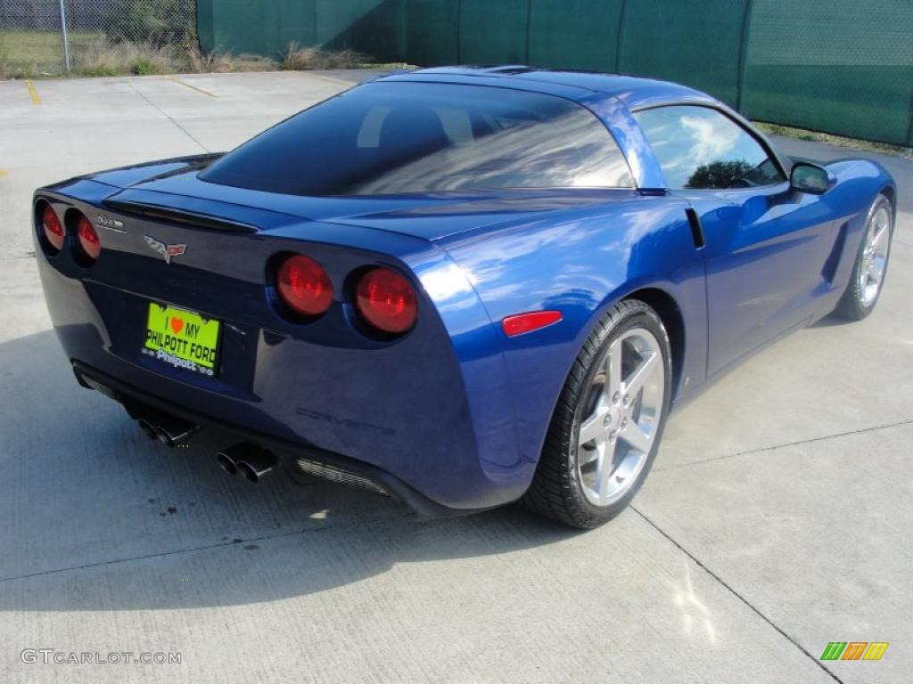 2006 Corvette Coupe - LeMans Blue Metallic / Ebony Black photo #4