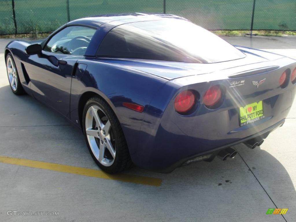 2006 Corvette Coupe - LeMans Blue Metallic / Ebony Black photo #6
