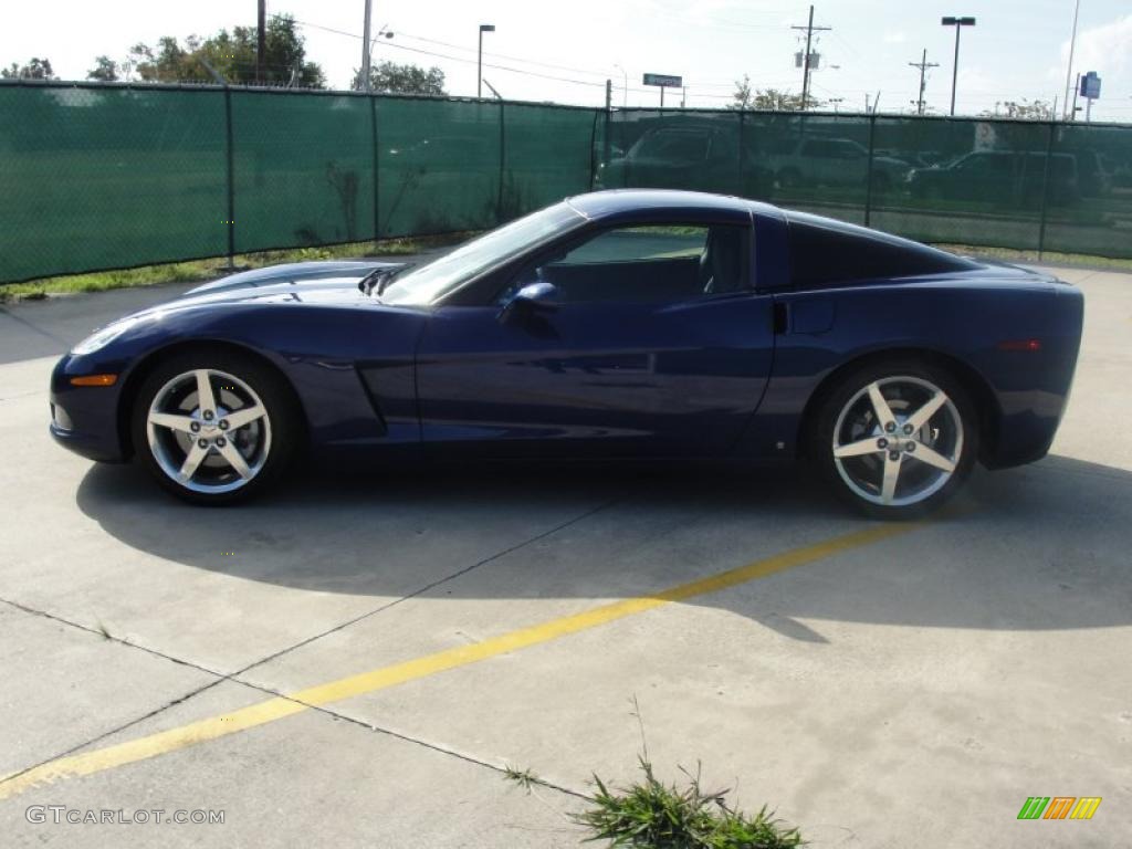 2006 Corvette Coupe - LeMans Blue Metallic / Ebony Black photo #7