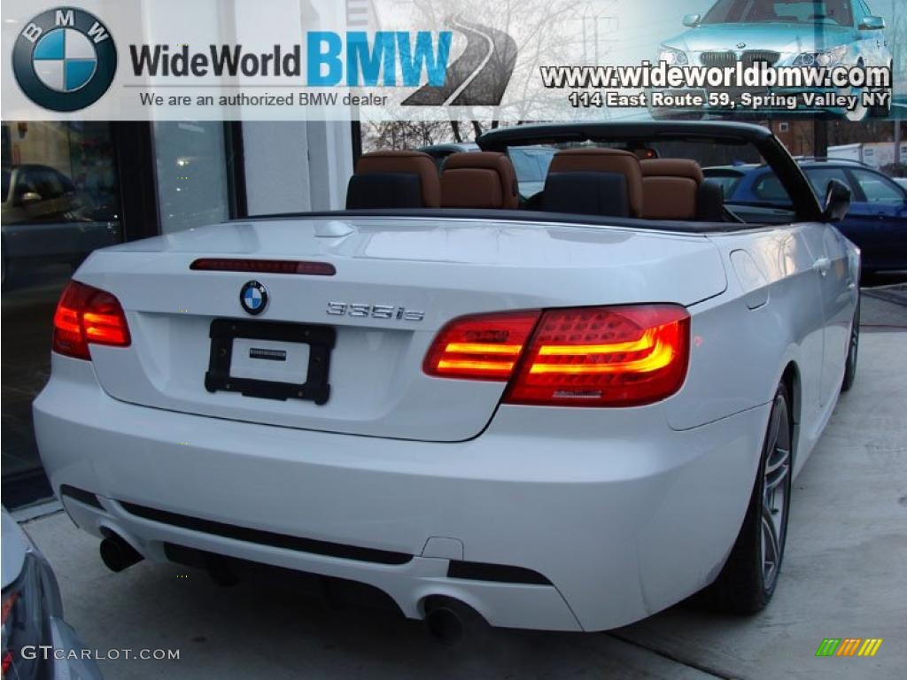 2011 3 Series 335is Convertible - Alpine White / Saddle Brown Dakota Leather photo #5