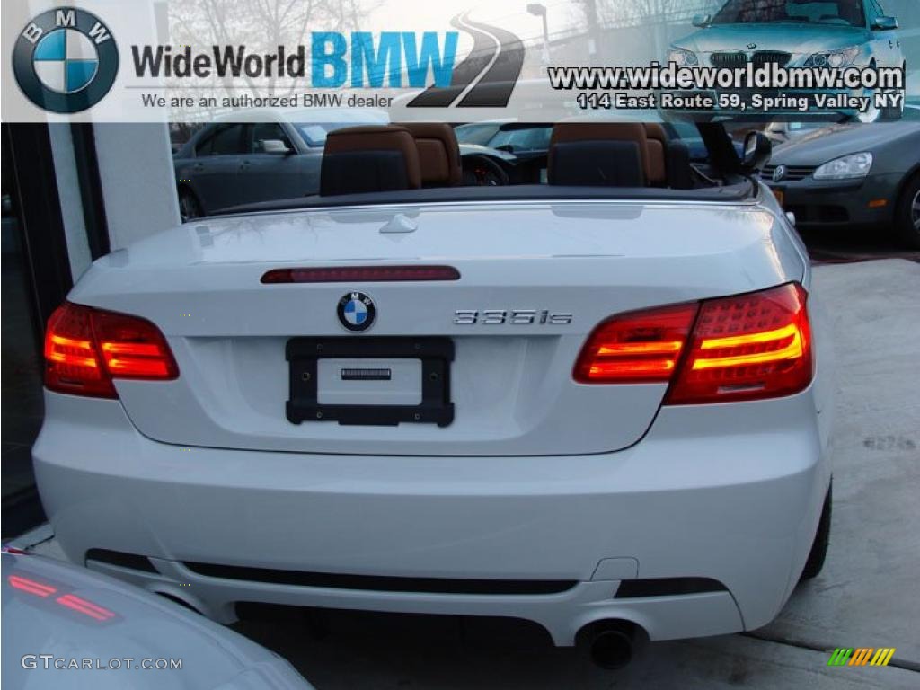 2011 3 Series 335is Convertible - Alpine White / Saddle Brown Dakota Leather photo #6
