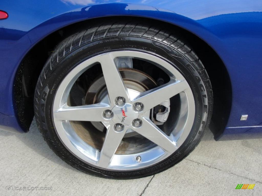 2006 Corvette Coupe - LeMans Blue Metallic / Ebony Black photo #17