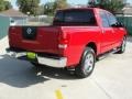 2006 Red Alert Nissan Titan XE Crew Cab  photo #3