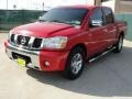 2006 Red Alert Nissan Titan XE Crew Cab  photo #7