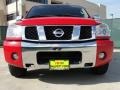 2006 Red Alert Nissan Titan XE Crew Cab  photo #9