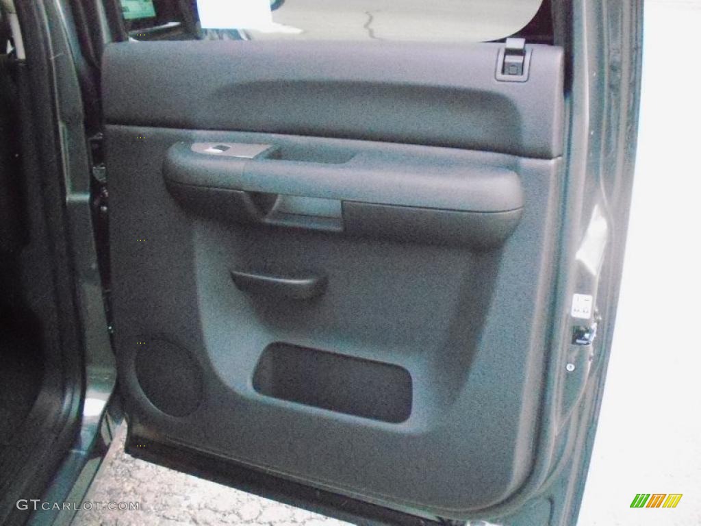 2011 Silverado 1500 LT Crew Cab 4x4 - Steel Green Metallic / Ebony photo #15