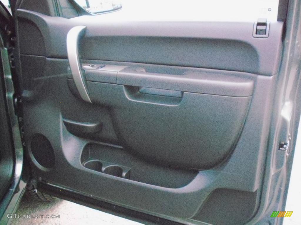 2011 Silverado 1500 LT Crew Cab 4x4 - Steel Green Metallic / Ebony photo #17