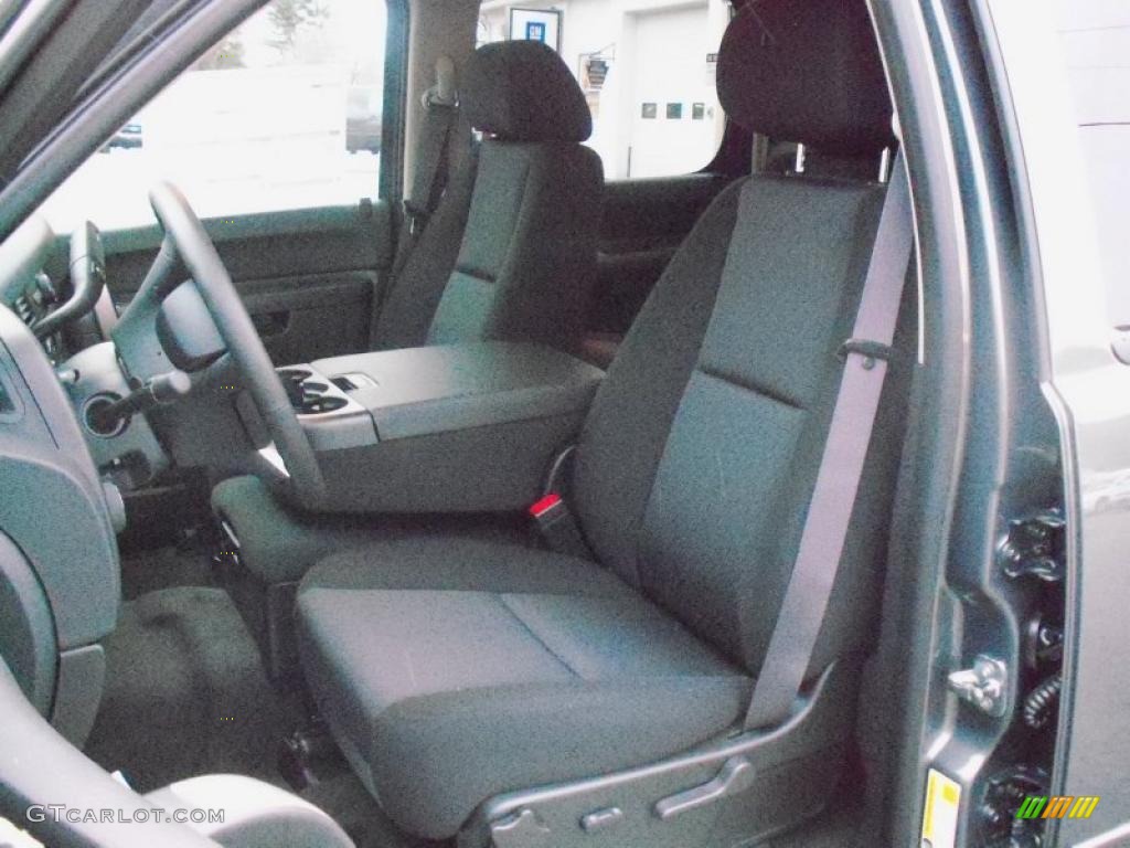 2011 Silverado 1500 LT Crew Cab 4x4 - Steel Green Metallic / Ebony photo #21