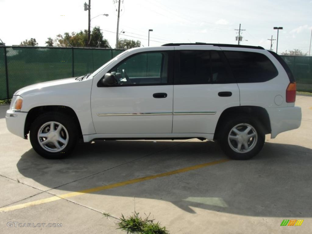 2008 Envoy SLE - Summit White / Light Gray photo #6