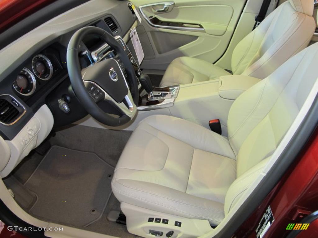 Soft Beige/Off Black Interior 2011 Volvo S60 T6 AWD Photo #41074315