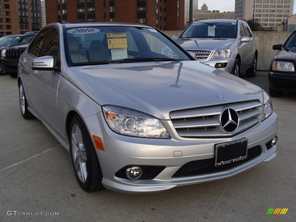 Iridium Silver Metallic 2010 Mercedes-Benz C 300 Sport 4Matic Exterior Photo #41074675