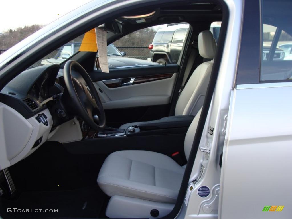 Grey/Black Interior 2010 Mercedes-Benz C 300 Sport 4Matic Photo #41074799