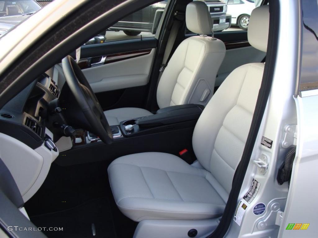 Grey/Black Interior 2010 Mercedes-Benz C 300 Sport 4Matic Photo #41074815