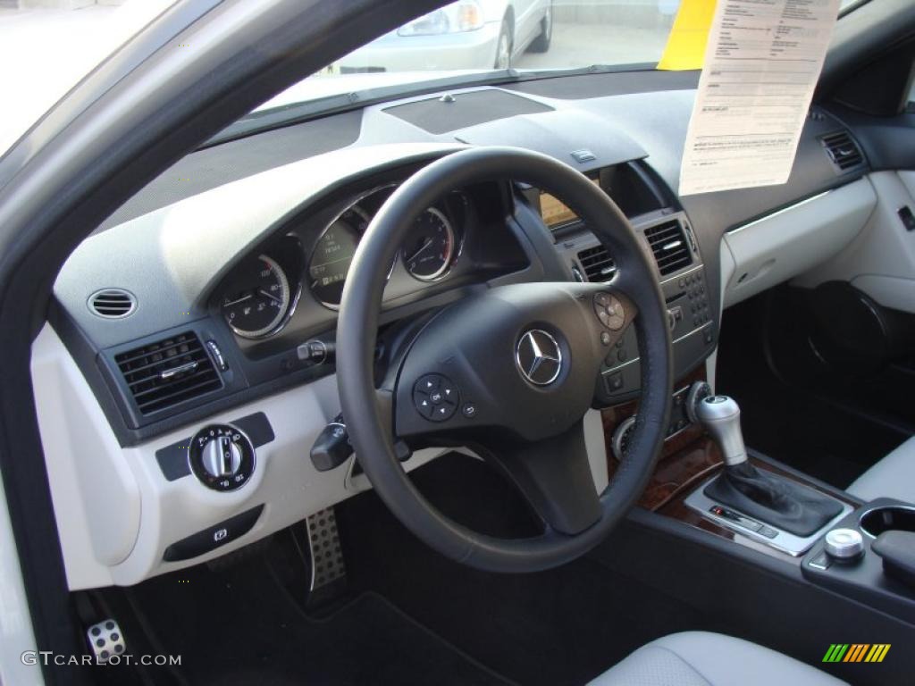 2010 Mercedes-Benz C 300 Sport 4Matic Grey/Black Dashboard Photo #41074931