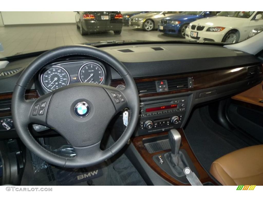 2011 BMW 3 Series 328i xDrive Sedan Saddle Brown Dakota Leather Dashboard Photo #41074943