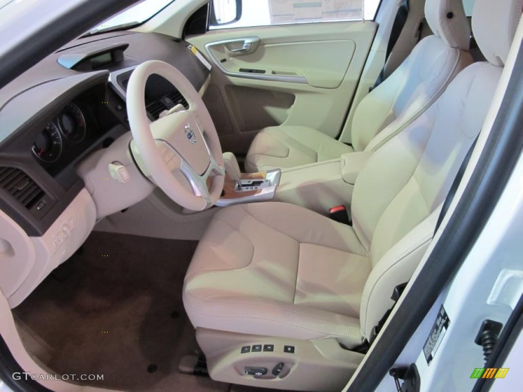 Sandstone Beige Interior 2011 Volvo XC60 3.2 Photo #41074963