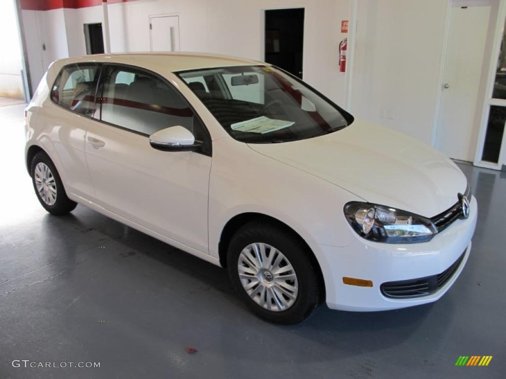 Candy White 2011 Volkswagen Golf 2 Door Exterior Photo #41076387