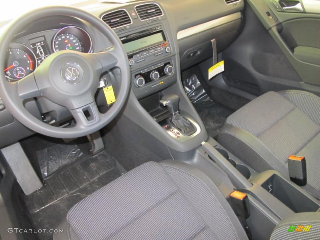Titan Black Interior 2011 Volkswagen Golf 2 Door Photo #41076511