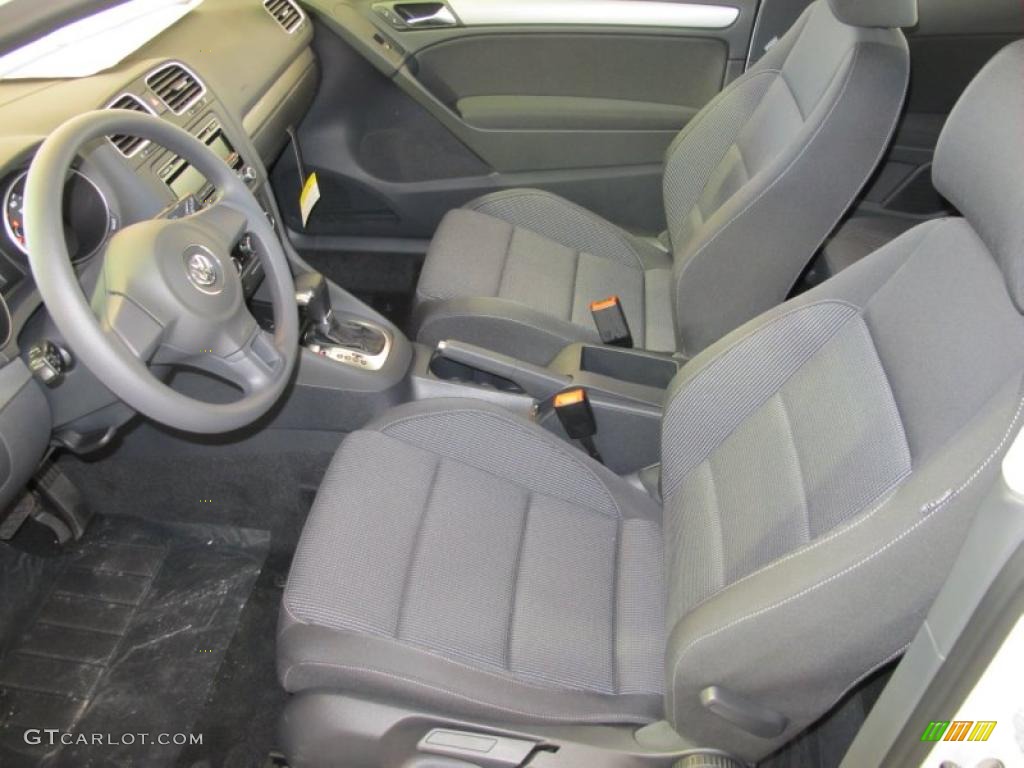 Titan Black Interior 2011 Volkswagen Golf 2 Door Photo #41076527