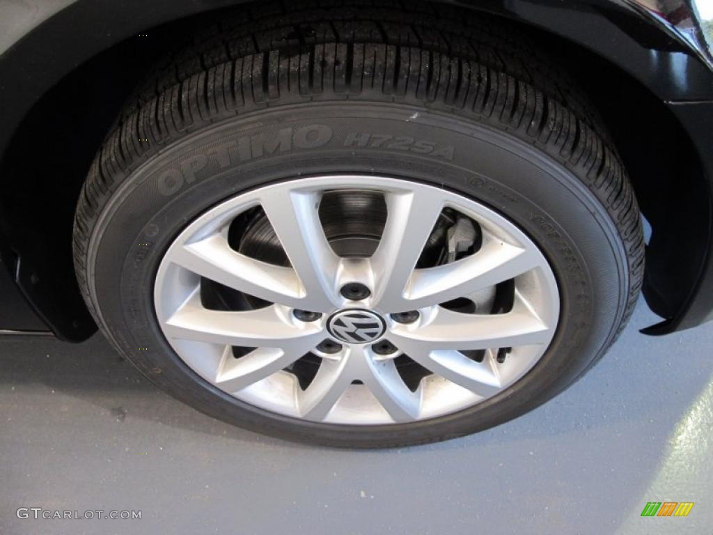 2011 Volkswagen Jetta SE SportWagen Wheel Photo #41076759