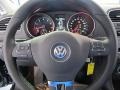 Titan Black 2011 Volkswagen Jetta SE SportWagen Steering Wheel