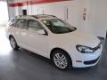 Candy White 2011 Volkswagen Jetta TDI SportWagen Exterior