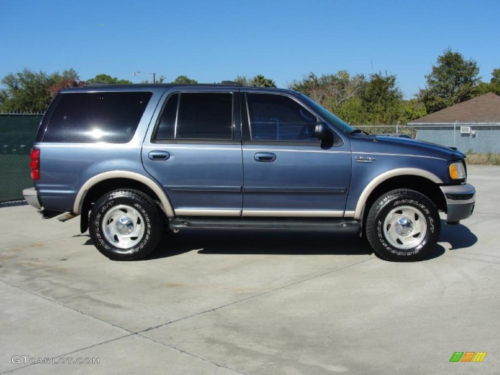 Medium Wedgewood Blue Metallic 1999 Ford Expedition Eddie Bauer 4x4 Exterior Photo #41077059