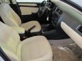 Cornsilk Beige 2011 Volkswagen Jetta SE Sedan Interior Color