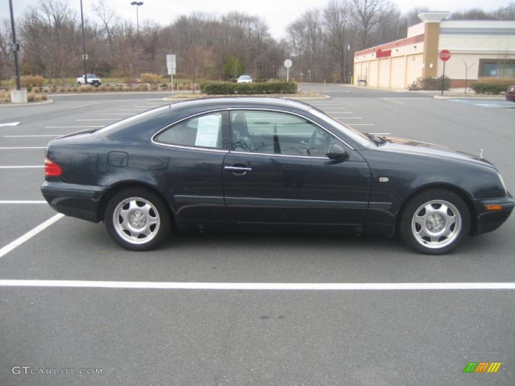 1998 CLK 320 Coupe - Black Opal Metallic / Ash Grey photo #8