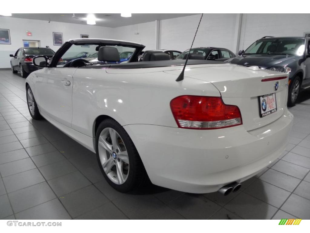 Alpine White 2011 BMW 1 Series 128i Convertible Exterior Photo #41077727