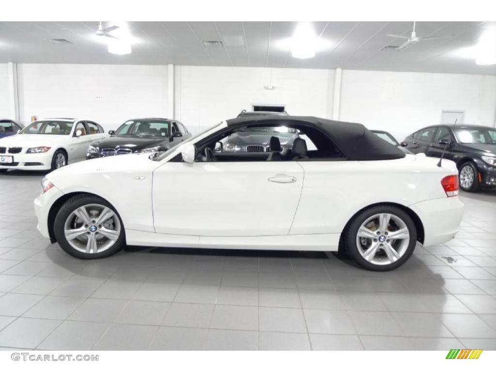 Alpine White 2011 BMW 1 Series 128i Convertible Exterior Photo #41077767