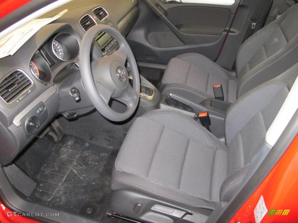 Titan Black Interior 2011 Volkswagen Golf 4 Door Photo #41077975