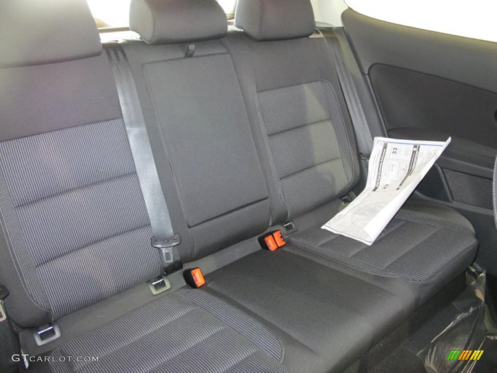 Titan Black Interior 2011 Volkswagen Golf 2 Door Photo #41078200