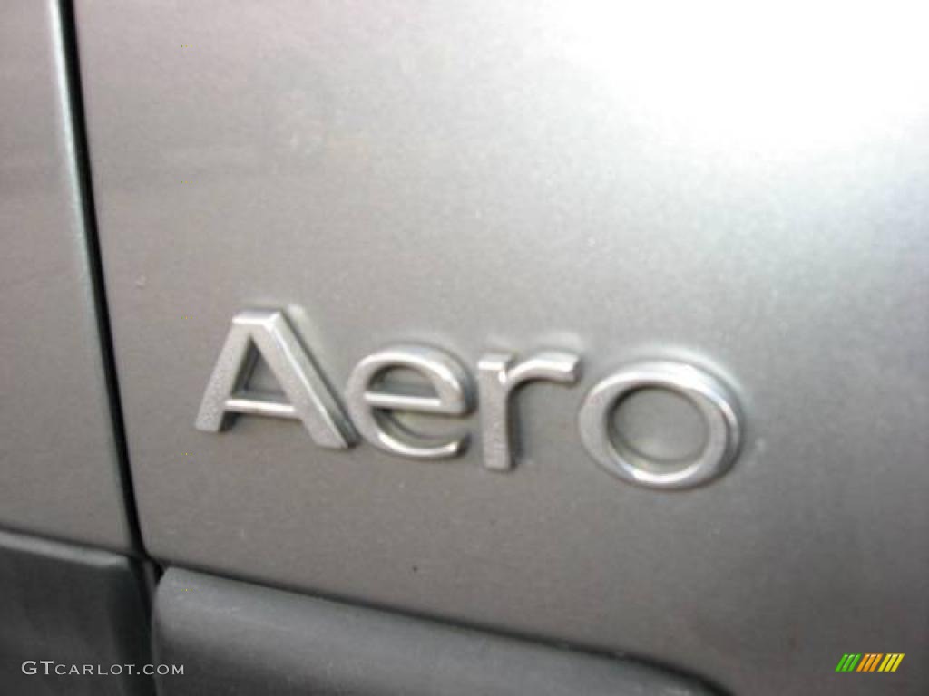 2001 9-5 Aero Sedan - Steel Gray Metallic / Warm Beige photo #1