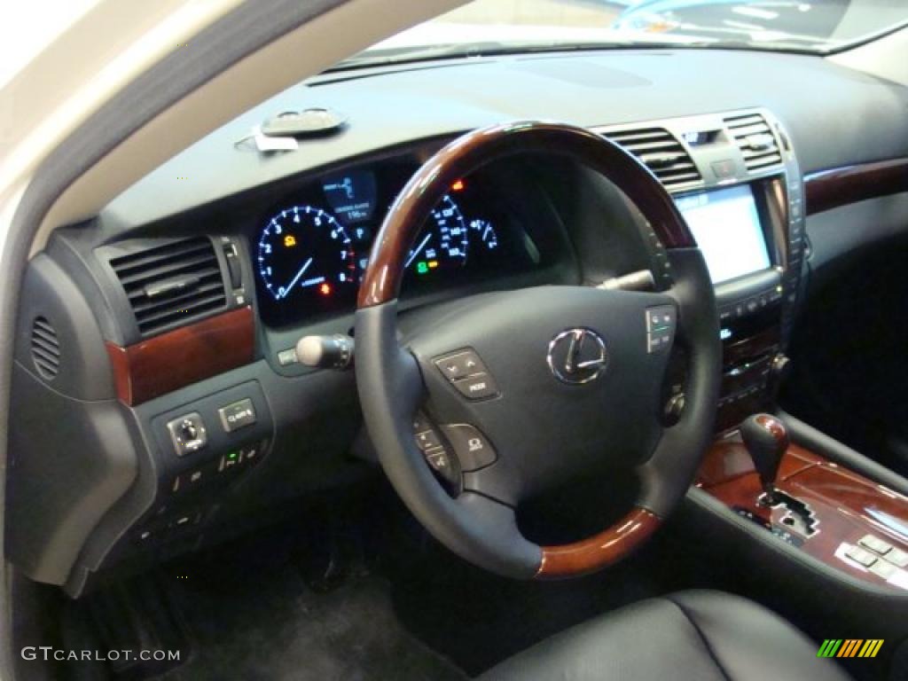 Black Interior 2009 Lexus LS 460 AWD Photo #41080255