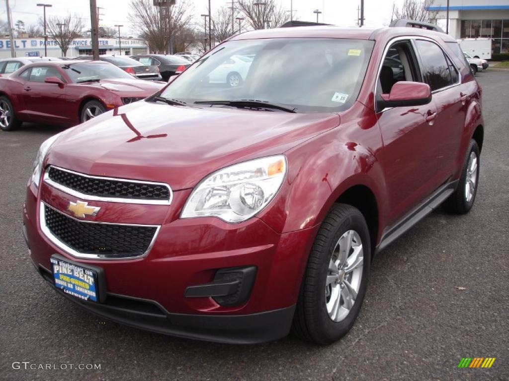 Cardinal Red Metallic 2011 Chevrolet Equinox LT AWD Exterior Photo #41080543