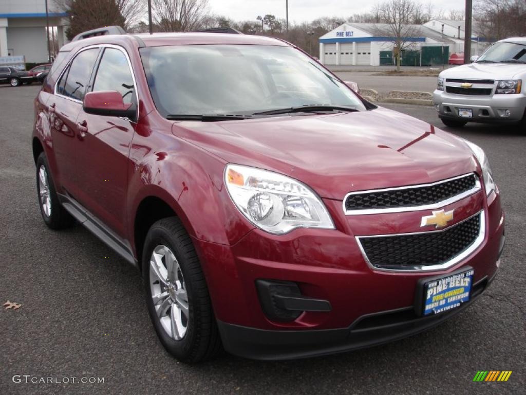 Cardinal Red Metallic 2011 Chevrolet Equinox LT AWD Exterior Photo #41080583
