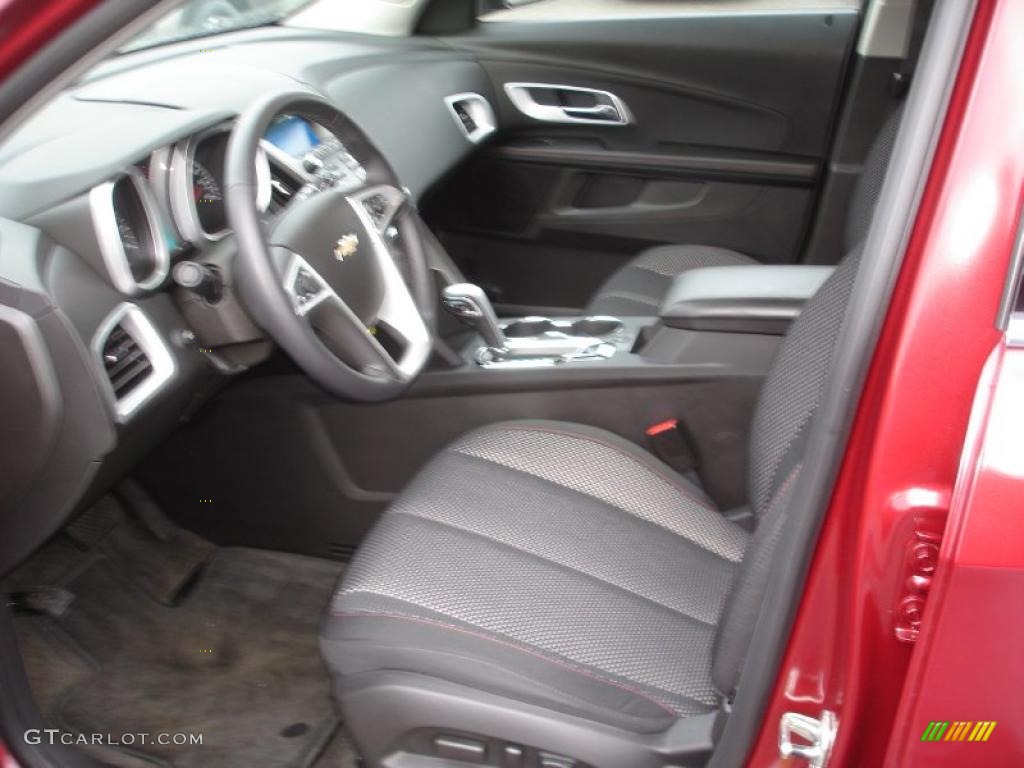 Jet Black Interior 2011 Chevrolet Equinox LT AWD Photo #41080703