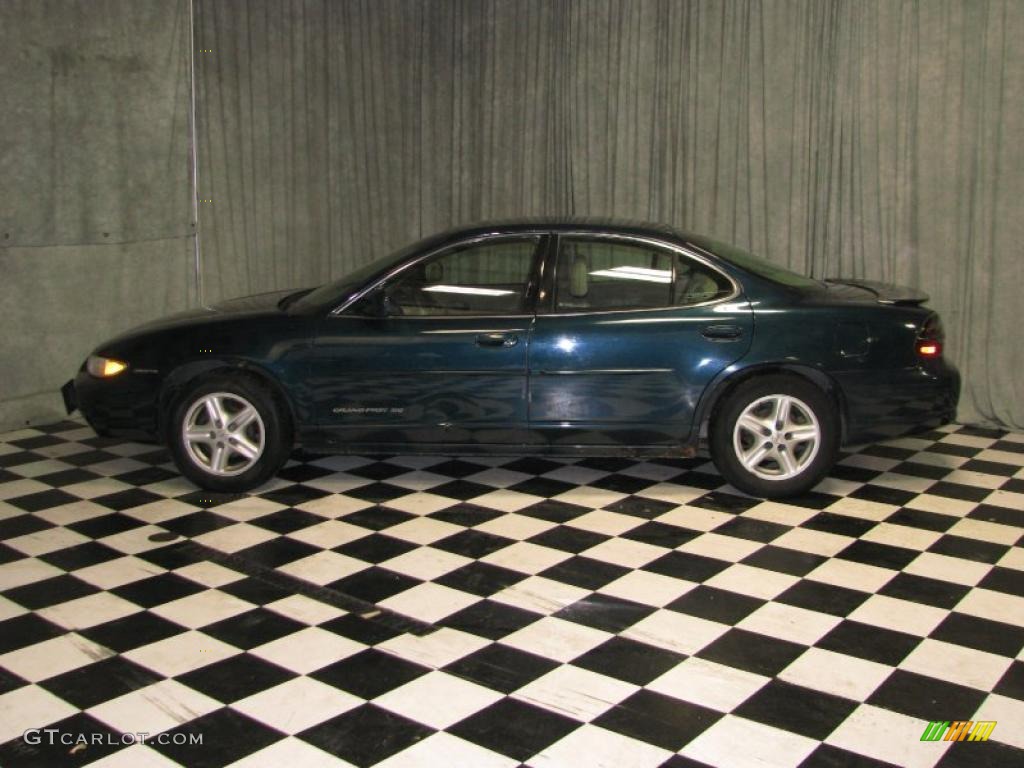 1997 Grand Prix SE Sedan - Dark Teal Metallic / Taupe photo #1