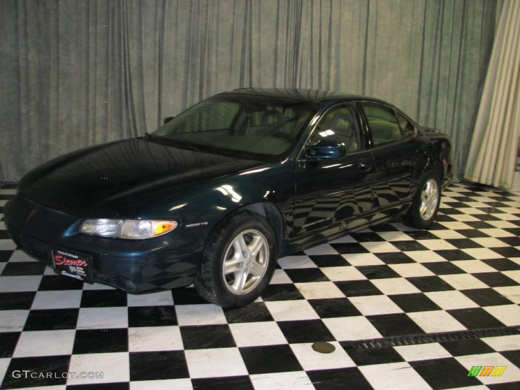 1997 Grand Prix SE Sedan - Dark Teal Metallic / Taupe photo #2