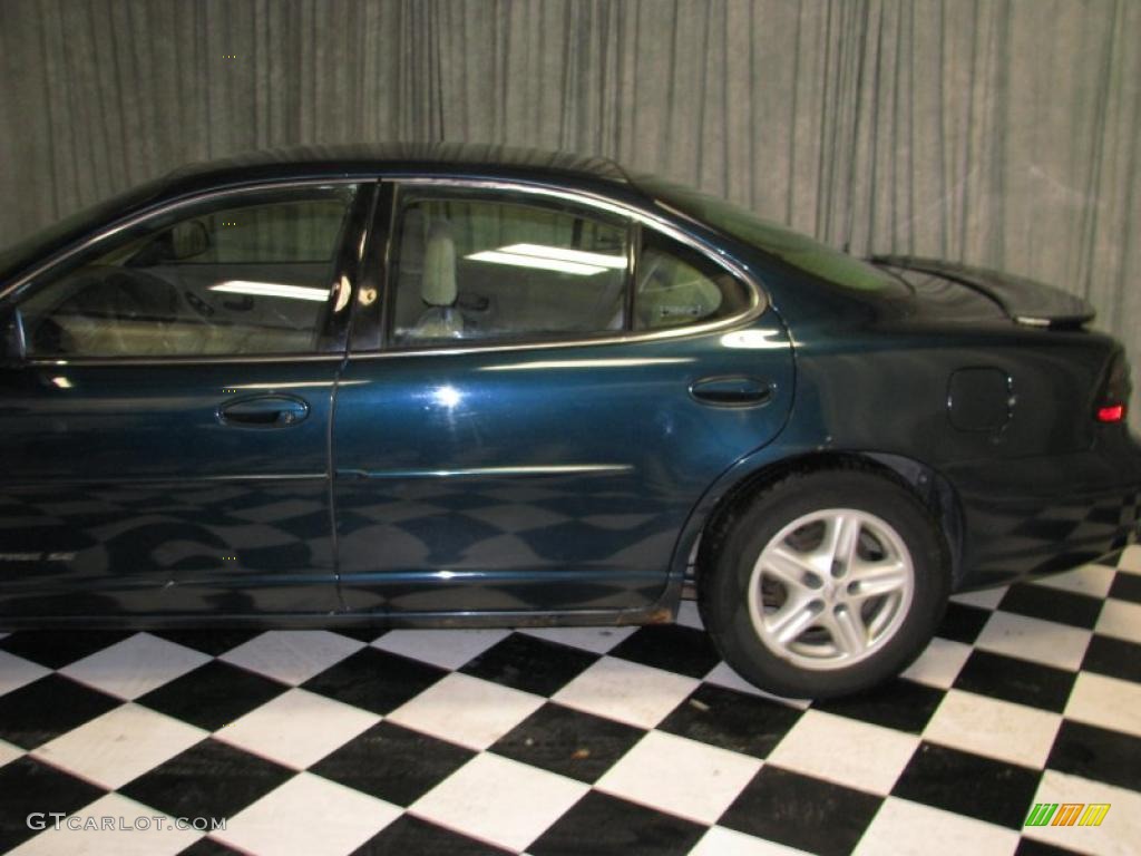 1997 Grand Prix SE Sedan - Dark Teal Metallic / Taupe photo #6