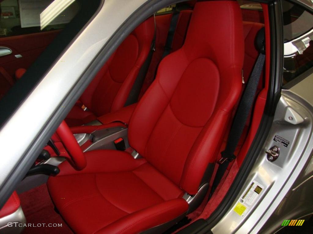 Carrera Red Interior 2011 Porsche 911 Turbo S Coupe Photo #41082291