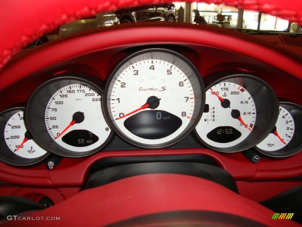 2011 Porsche 911 Turbo S Coupe Gauges Photo #41082476