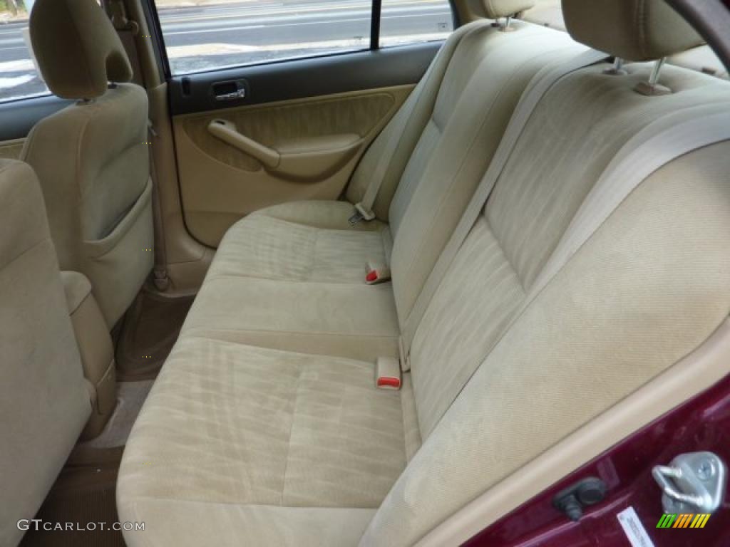 Ivory Beige Interior 2004 Honda Civic EX Sedan Photo #41082575