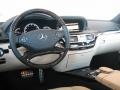 Sahara Beige/Black 2011 Mercedes-Benz S 550 4Matic Sedan Interior Color